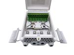 24 Ports SC Outdoor Wall or Pole Mount Fiber Optic Termination Box IP65 White