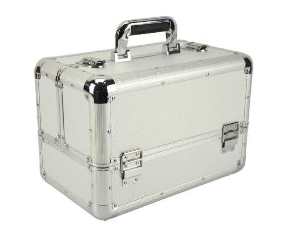 Professional Makeup Artist Case , Lockable Professional Makeup Train Case In