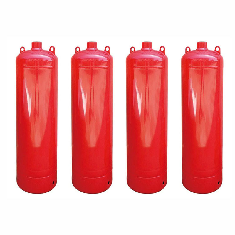 280-400mm Diameter FM200 Cylinder In Red Steel For Load The Extinguishing Agent