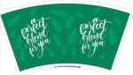 Chemical Pulp Virgin Paper Cup Fans 160-320Gsm Hot Cold Beverage Sleeves All