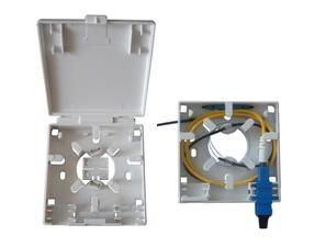 China Socket Fiber Optic Termination Box 86×86×27 Mm For FTTH / FTTO / FTTD factory
