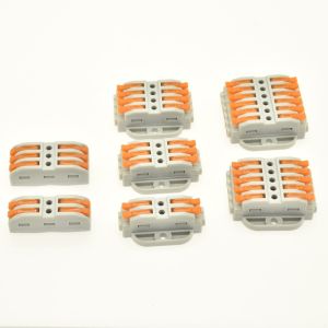 LED light Connector 4 poles LED light terminal block double row connector