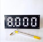 8.888 Gas Station Digital Price Signs Aluminum Composite Panel Digital Signage