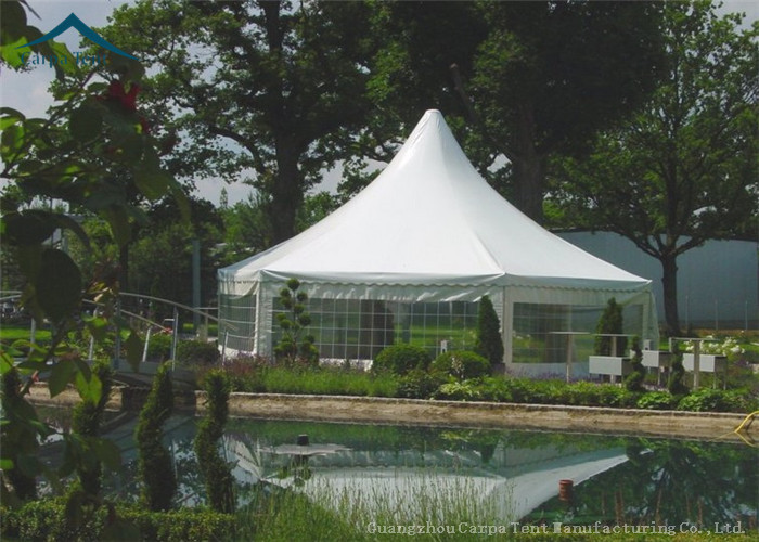 Aluminum Commercial Party Tent Wind - Resistant With Beautiful Decoration