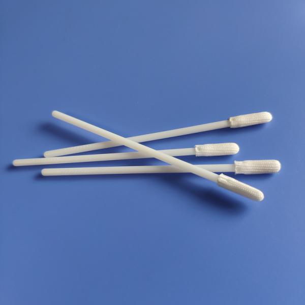 China Small Micro Dacron Head Polypropylene Polyester Swabs Double Layer Knitted factory