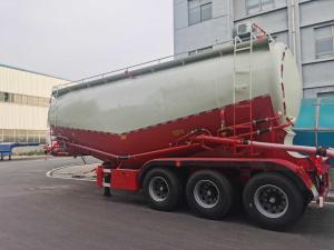 China 10000 Gallon Bulk Cement Semi Trailer Silo Trailer Fly Ash Transportation Vehicle factory
