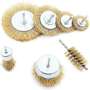 China Polishing Wire Brush Set 7 Piece With Clamping Shaft 6Mm factory