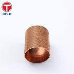 External Thread Brass Copper Tube For Air Conditioning Refrigeration Heat
