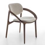 Modern Design Style Customize Luxury Solid Wood Dining Chair for Restaurant