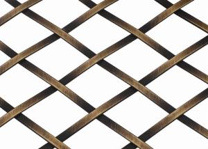 China Versatility Unique Texture Flat Wire Mesh Oxidize - Resisting For Curtains factory