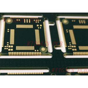 Immersion Gold Plated Electronic Circuit Card 2 Layer PCB Half Hole 1.0 MM