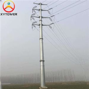 Galvanized Steel Monopole for Electricity Power Transmissionand Distribution