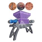 Double Shaft Metal Chip Copper Wire Shredder Machine