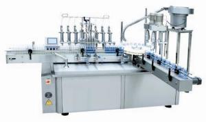 China 100ml E Liquid Gorilla Bottle Volumetric Filling Capping Machine For Syrup Servo Motor on sale