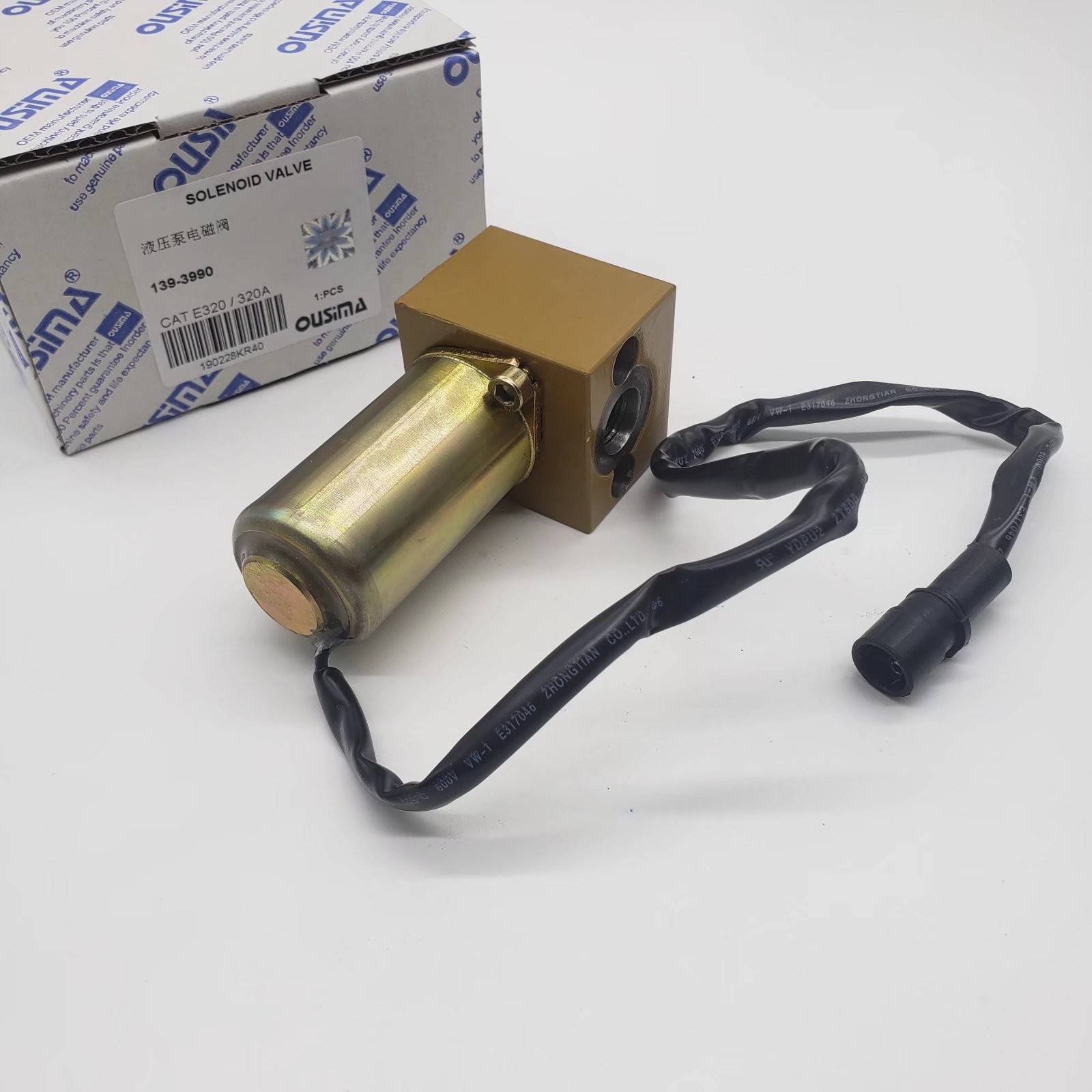 OUSIMA Excavator Main Pump Solenoid Valve 139-3990 For E320 E320
