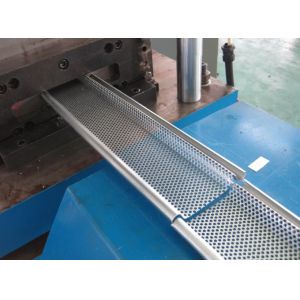 China 0.6mm - 1.5mm Galvanized Steel Rolling Shutter Door Roll Forming Machine Hydraulic Pre-punching on sale