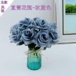 Indoor And Outdoor Decor Flowers Party Decoration Artificial Rose Flowers In Red
