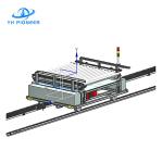 Aluminum Construction Rail Guided Vehicle RGV For Warehouse Management