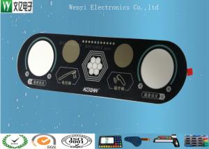 China RoHs Push Button Membrane Switch 0.175mm Overlay Medical Device Sand Effect factory
