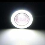 Single Color LED Vehicle Work Light / 30Watt LED Fog Light With Angel Eyes
