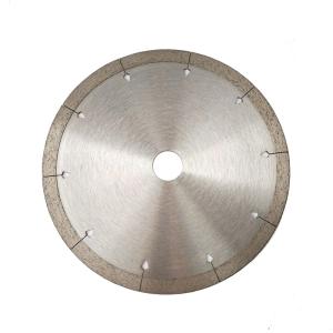 China Continuous Rim Diamond Marble Cutting Blade Hot Pressed Sintered Wear Resistance factory