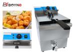 3.3kw Commercial Kitchen Cooking Equipment Fast Food Shop 12L Oil Tank Electric