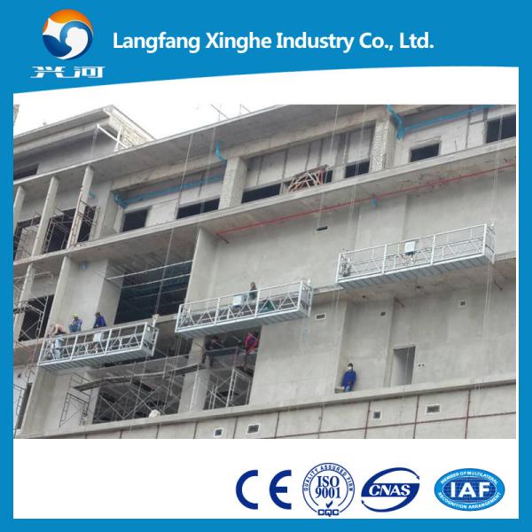 electric swing stage scaffolding , 630kg/800kg lifting suspended platform ,