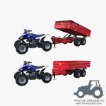 2T4WM/3T4WM/4T4WM - ATV Dump Trailer With Hydraulic Power Unit For Farm