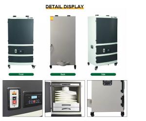China Industrial 900W Suction Dust Collector Constant Airflow factory