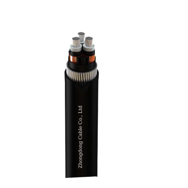 Armored SWA 35KV MV Medium Voltage Cable XLPE Insulated Three Core Steel Wire