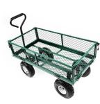 Easy Storage Garden Wagon Cart Easy Maintenance Outdoor Folding Wagon