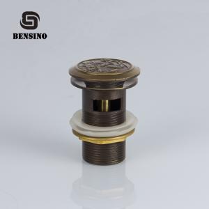 China Brass Pop Up 280g Sink Waste Drainer For Basin factory
