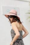 AK17594 fashion polyester braid foldable summer straw hats for womens in stock ,