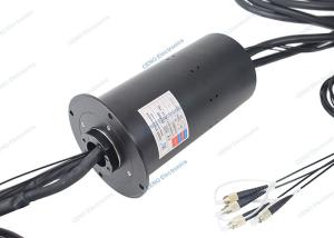 China Industry Fiber Optic Rotary Joint Design Integrated Slip Ring With FORJ factory