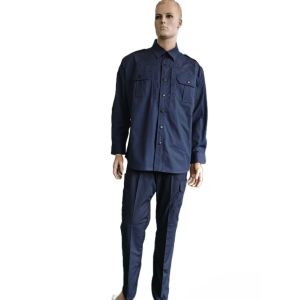 China Industrial Work Uniform Navy Uniform Set Cotton And Polyester FabricTactical Workwear Uniform Police Uniform Work Uniform For Men Outdoor Work Clothes on sale