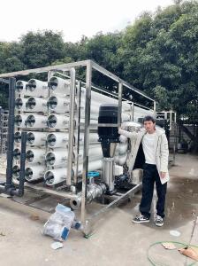 China Stainless Steel PLC Reverse Osmosis Plant 70m3/H Auto Control factory