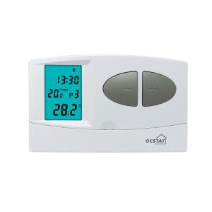China Riseem White Color 7 Day Programmable Thermostat , Digital Heating Thermostat factory