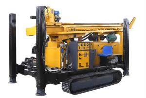 China 250m Water Bore Well 75kw Crawler Mounted Drill Rig factory