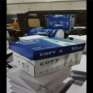 China Certificate IOS-9001 A4 White Copy Paper 70g 75g 80g for Printing Business factory