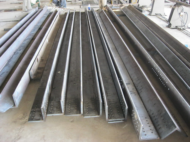 High Speed CNC Angle Drilling and Marking Machine Line for Angle Steel Tower