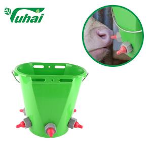 China 8L Feeding Buckets With Multiple Teats Lamb Calf Nipple Milk Feeder factory