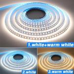 CCT 12V24V 8mm 120leds 3000K-6500K 35Copper Led Strip Light for TV Backlight