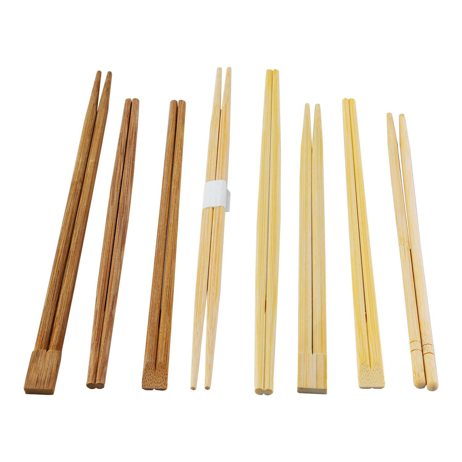 UV Processed Polishing Reusable Bamboo Chopsticks For Hotel Restaurant