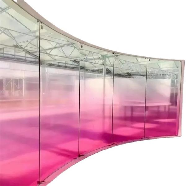 6 6mm Gradient Color Double Tempered Laminated Glass for Bathroom Living Room