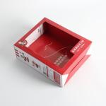 Transparent Window Paper Food Box Packaging Eco Conscious Folding Paperboard