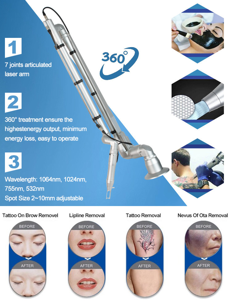 Picosecond Laser Machine 6 Heads (4 2) 4000W 2700W 450ps 750ps 2000ps For Precision Laser Treatment