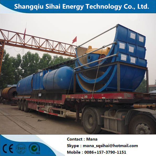 Rated Flow Horizontal/Vertical Structure Form Used Motor Oil to Diesel Making Machine