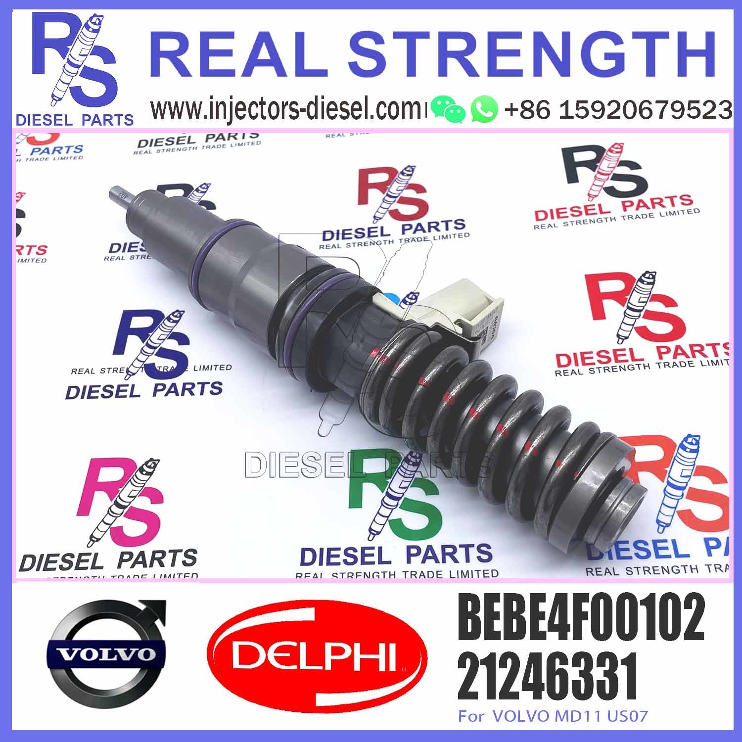 Direct Sale Diesel Fuel Injector 21246331 21028628 BEBE4F00102 For V-O-L-V MD11 US07