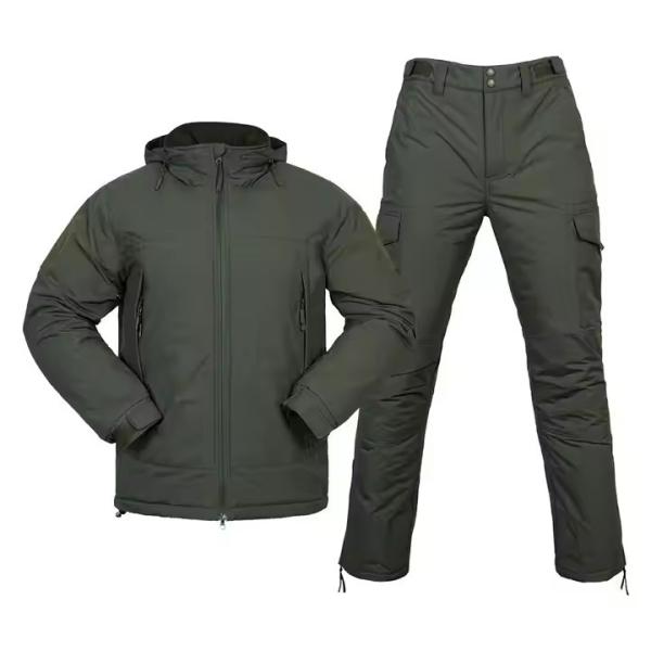 Portable Waterproof Cold-Proof Suit Outdoor Warm Cotton Clothing Training