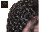 Fluffy 20inch 100 Real Human Hair Wigs Deep Wave 4x4 Closure Wig